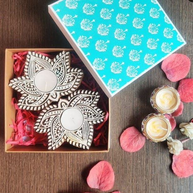 Diya Tealight Gift Box